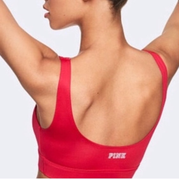 Z06 NWT Victoria’s Secret Scoop SportsBra Red Small - Picture 2 of 8